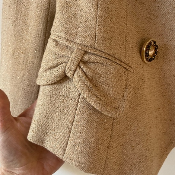 Chic Tan Women's Blazer - Picture 3 of 10